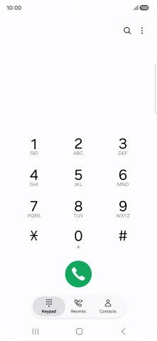 Press the menu icon. Press the menu icon.