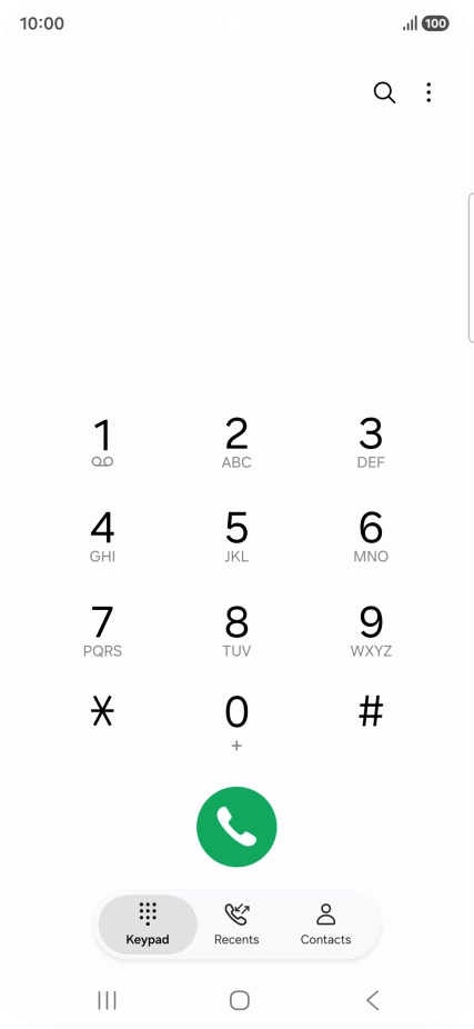 Press the menu icon. Press the menu icon.