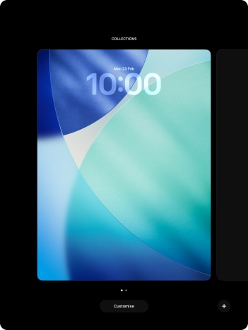 Press the add icon. Press the add icon.