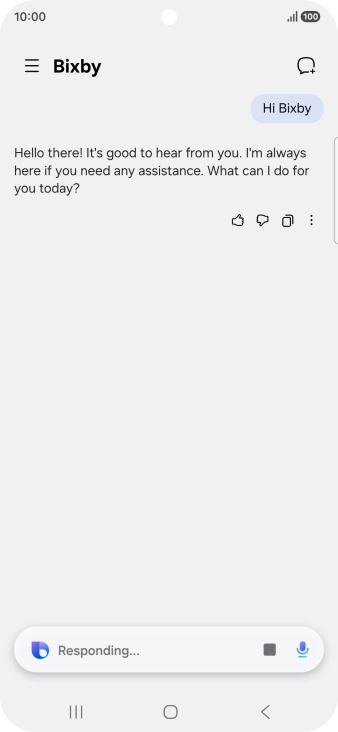 Press the Home key to return to the home screen. Press the Home key to return to the home screen.