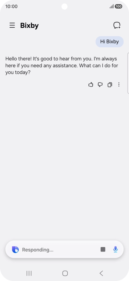Press the Home key to return to the home screen. Press the Home key to return to the home screen.