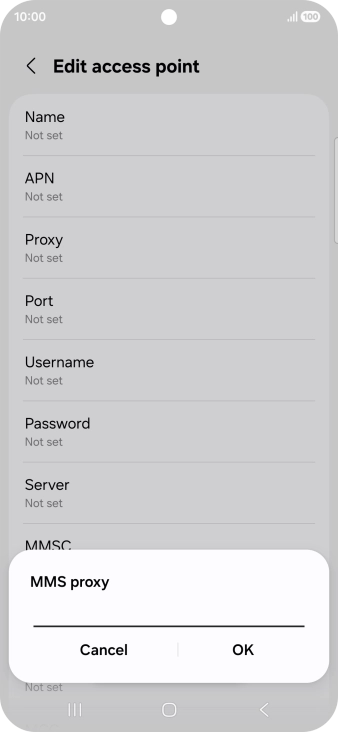 Key in 10.202.002.060 and press OK. Key in 10.202.002.060 and press OK.