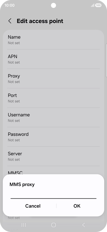 Key in 10.202.002.060 and press OK. Key in 10.202.002.060 and press OK.