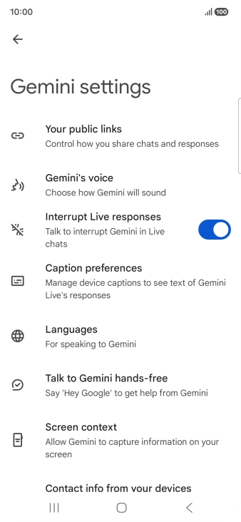 Follow the instructions on the screen to select the required settings. Follow the instructions on the screen to select the required settings.