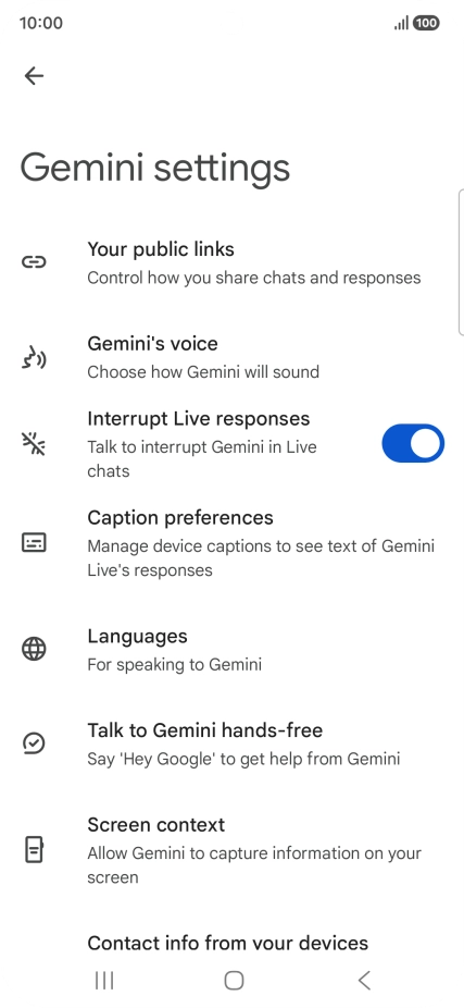 Follow the instructions on the screen to select the required settings. Follow the instructions on the screen to select the required settings.