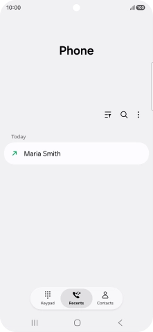 Press the required number.