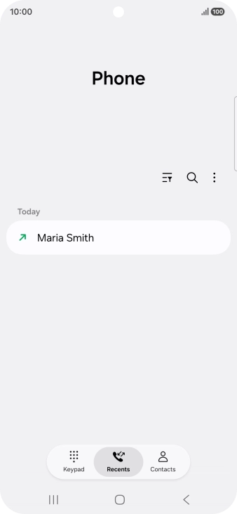 Press the required number.