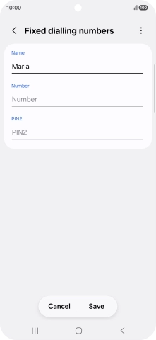 Press Number and key in the required phone number.