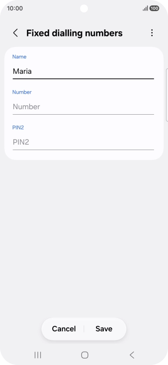 Press Number and key in the required phone number.