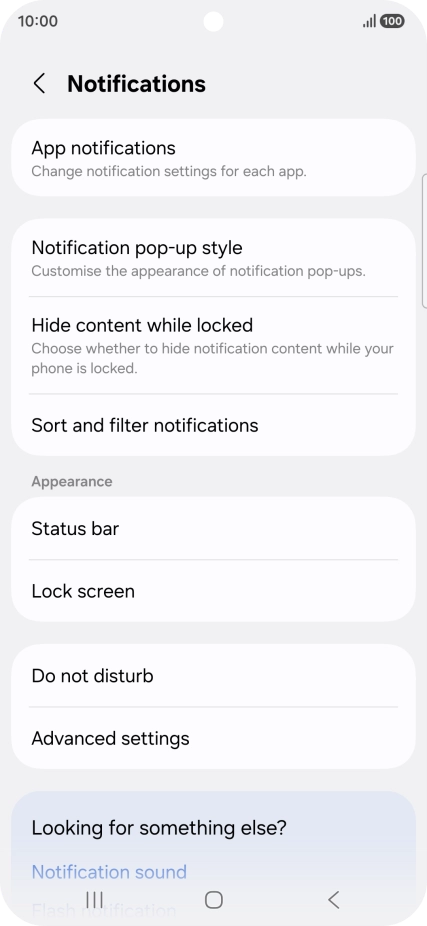 Press App notifications. Press App notifications.