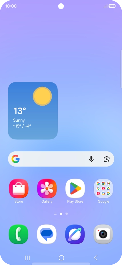 Slide your finger downwards starting from the top right side of the screen. Slide your finger downwards starting from the top right side of the screen.