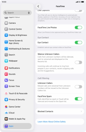 Press the indicator next to Press the indicator next to