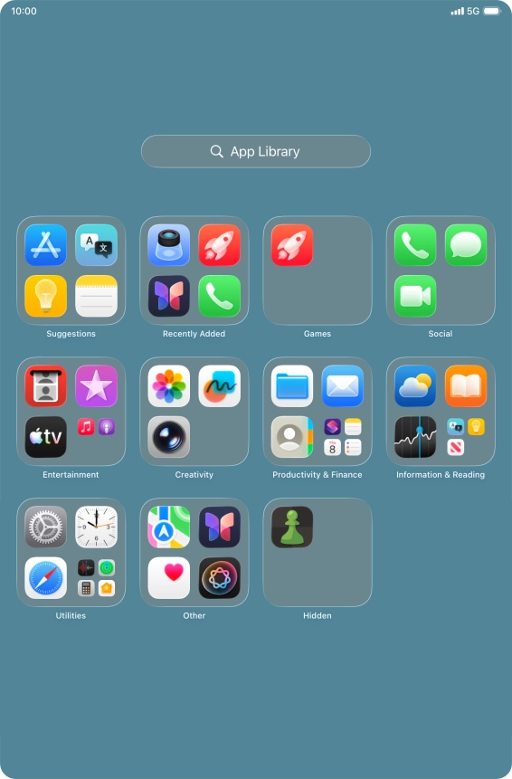 Press and hold the required app. Press and hold the required app.
