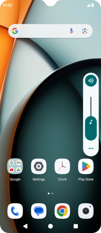 Press the sound mode icon.