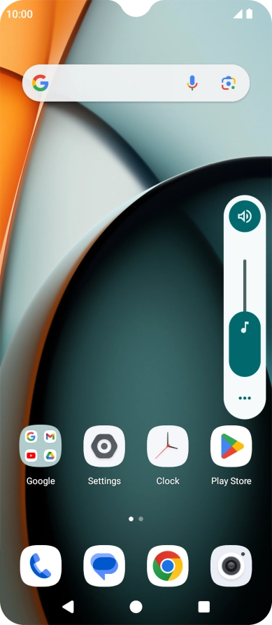 Press the sound mode icon.