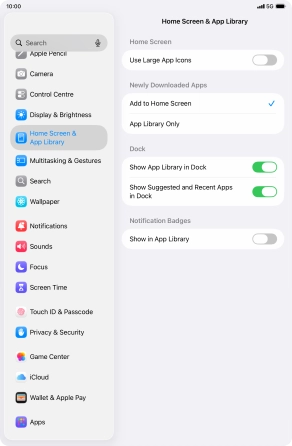 Press the indicator next to Press the indicator next to