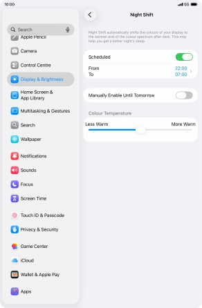 Press the indicator next to Press the indicator next to