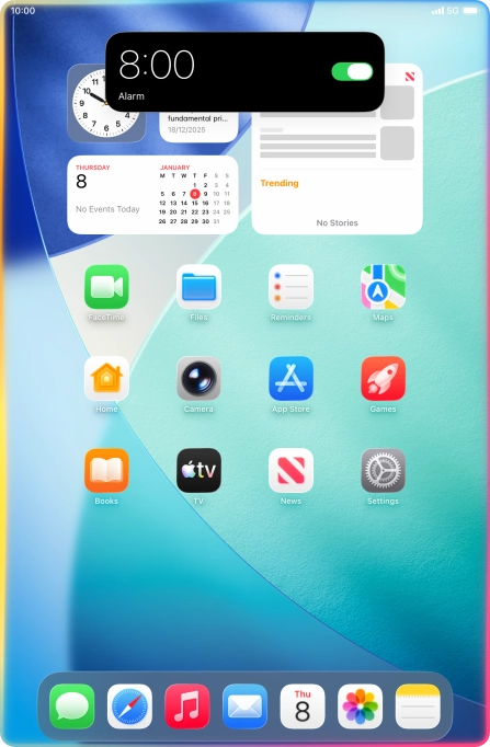 Say, in your own words, what you would like your tablet to do. OPEN CAMERA or SET AN ALARM. Say, in your own words, what you would like your tablet to do. OPEN CAMERA or SET AN ALARM.