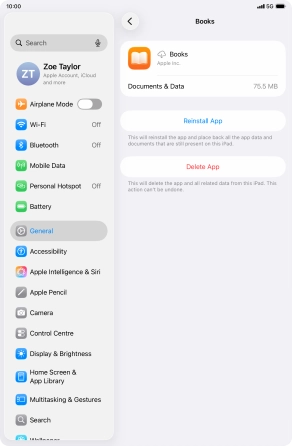 Slide your finger upwards starting from the bottom of the screen to return to the home screen.