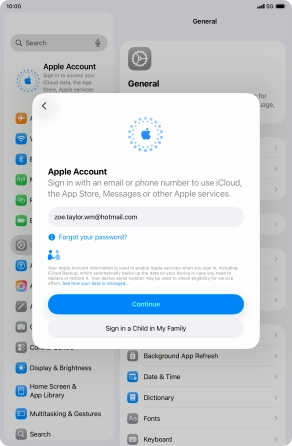 Press Continue. Press Continue.