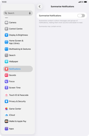 Press the indicator next to Press the indicator next to