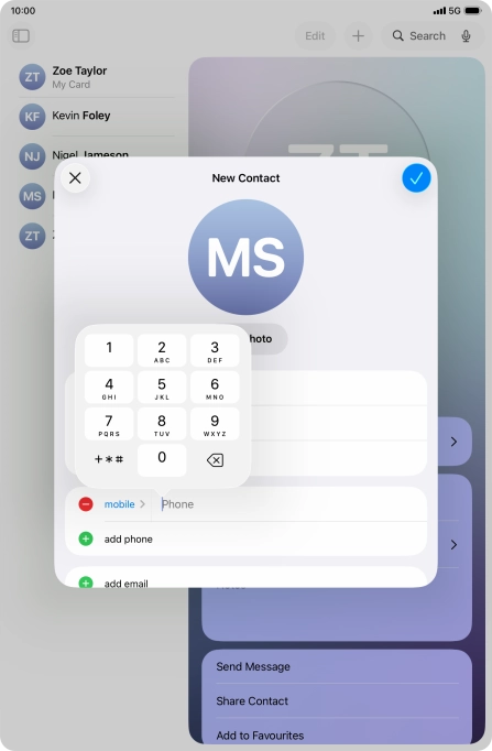 Press Phone and key in the required phone number. Press Phone and key in the required phone number.