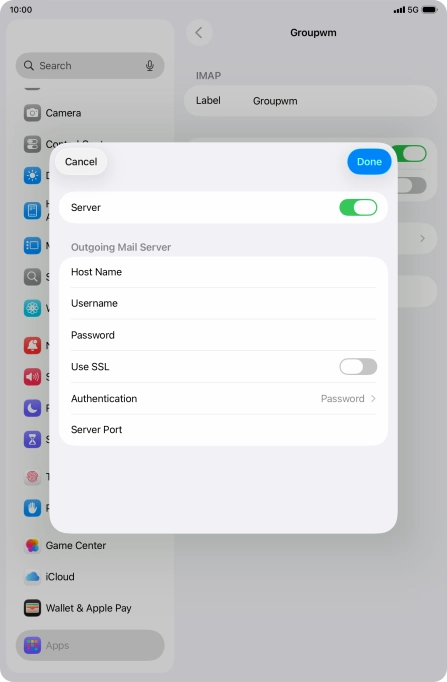 Press the indicator next to Press the indicator next to