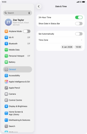 Press the indicator next to Press the indicator next to