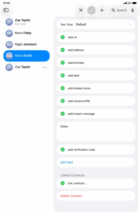 Press link contacts.... Press link contacts....
