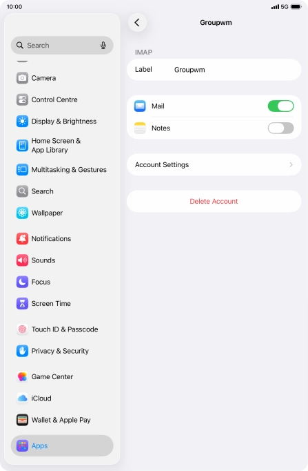 Press Account Settings. Press Account Settings.
