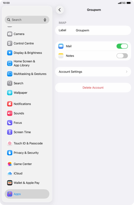 Press Account Settings. Press Account Settings.