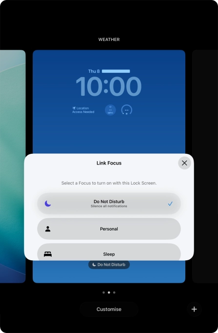 Press the close icon.