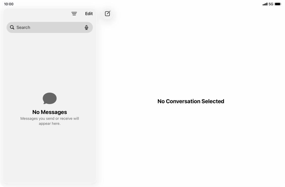 Slide right or left on the screen using four or five fingers to switch between running applications.