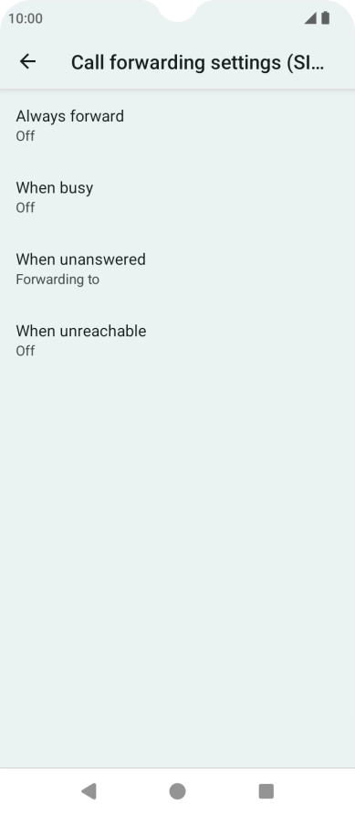 Press the Home key to return to the home screen.