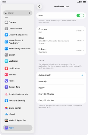Press the indicator next to Press the indicator next to