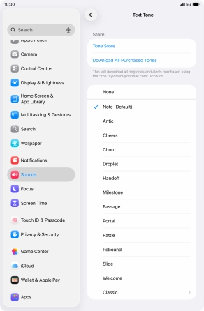Press the required message tones to hear them. Press the required message tones to hear them.