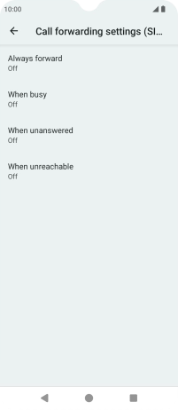 Press the Home key to return to the home screen.