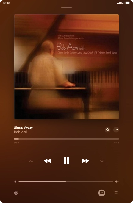 Press arrow right to go to the next audio file.