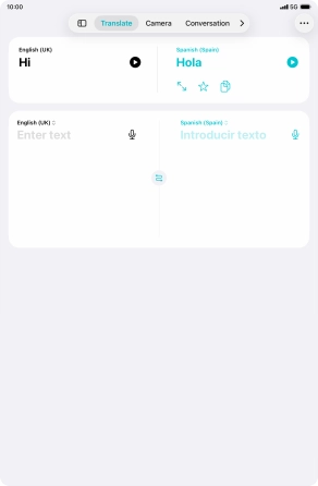 Press the screen size icon.