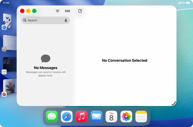 Press the maximise icon.