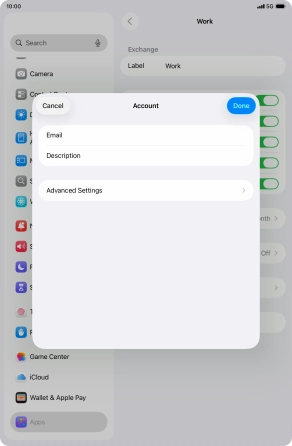 Press Advanced Settings. Press Advanced Settings.