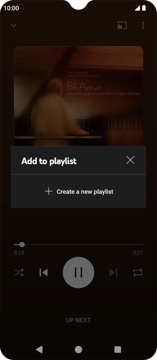Press Create a new playlist.
