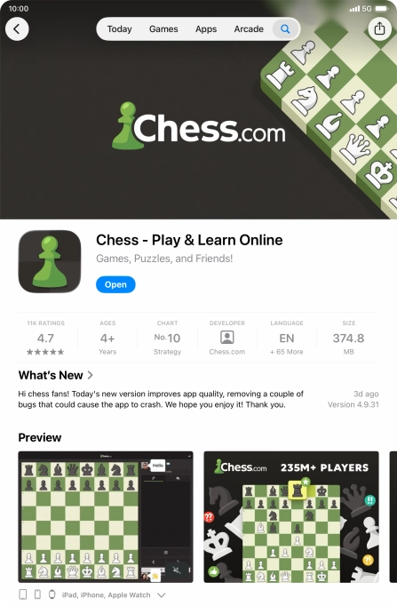 Slide your finger upwards starting from the bottom of the screen to return to the home screen.