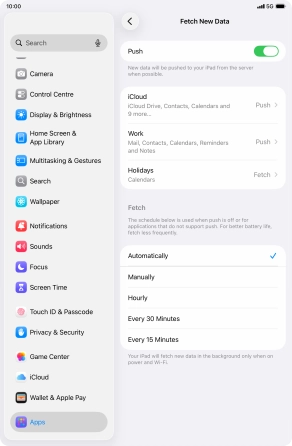 Press the indicator next to Press the indicator next to