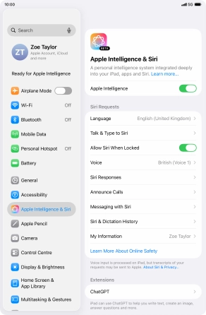 Press the indicator next to Press the indicator next to
