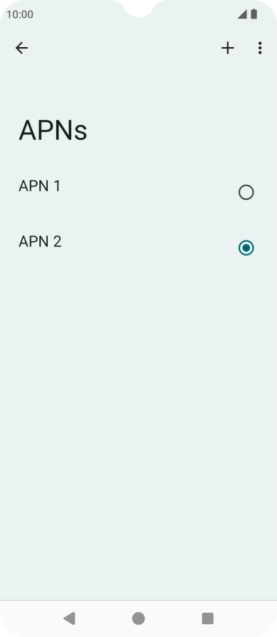 Press the Home key to return to the home screen.