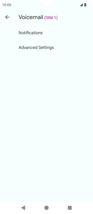 Press Advanced Settings.