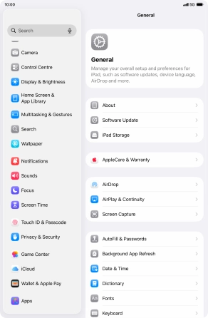 Press Display & Brightness. Press Display & Brightness.
