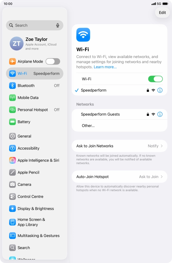 Slide your finger upwards starting from the bottom of the screen to return to the home screen.