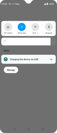 Press the drop down list.